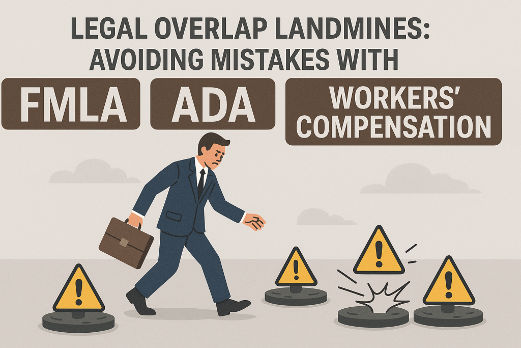 Legal Overlap Landmines: Avoiding Mistakes with FMLA, ADA, and Workers’ Compensation